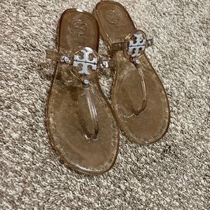 Tory burch mini miller jelly slides size 8